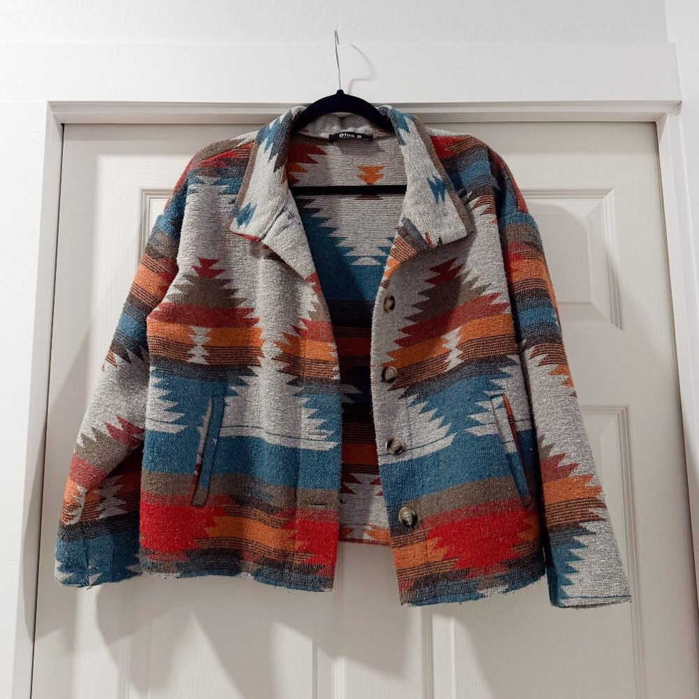Aztec Pattern Jacket - image 1